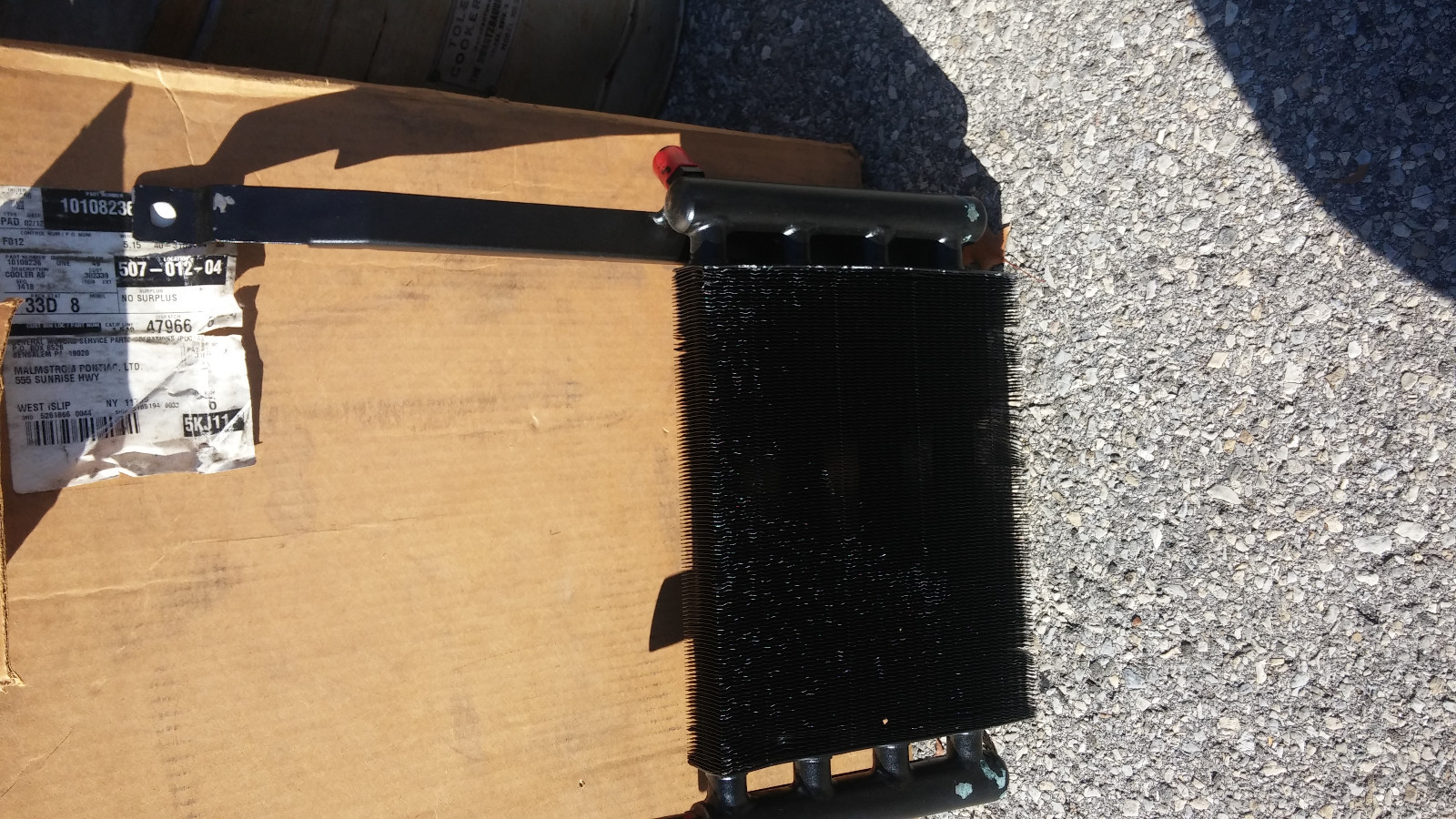 AC DELCO, COOLER ASSEMBLY, WITH BRACKET, OEM, PN/10108236, NOSIB/SURPLUS SALE AC DELCO, COOLER ASSEMBLY, WITH BRACKET, OEM, PN/10108236, NOSIB/SURPLUS SALE