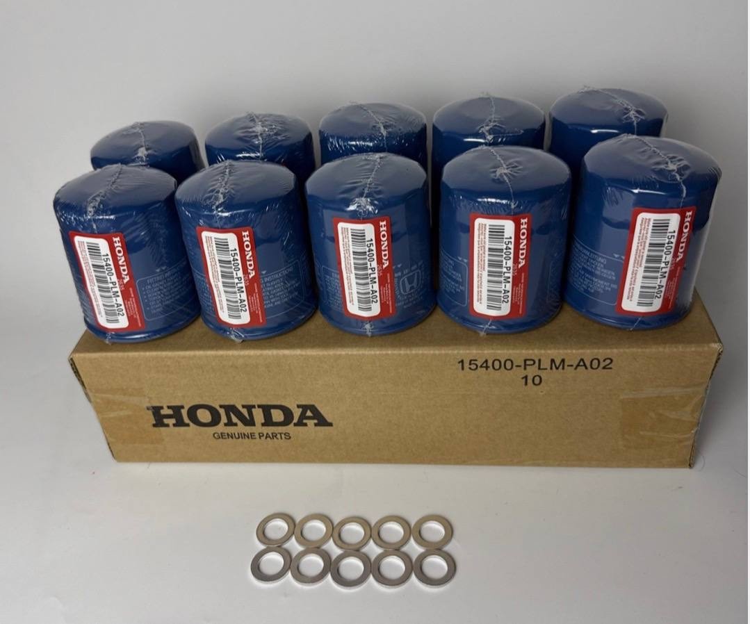OEM For Honda Acura Engine-Oil Filter 10pcs. 15400-PLM-A02 with gaskets
