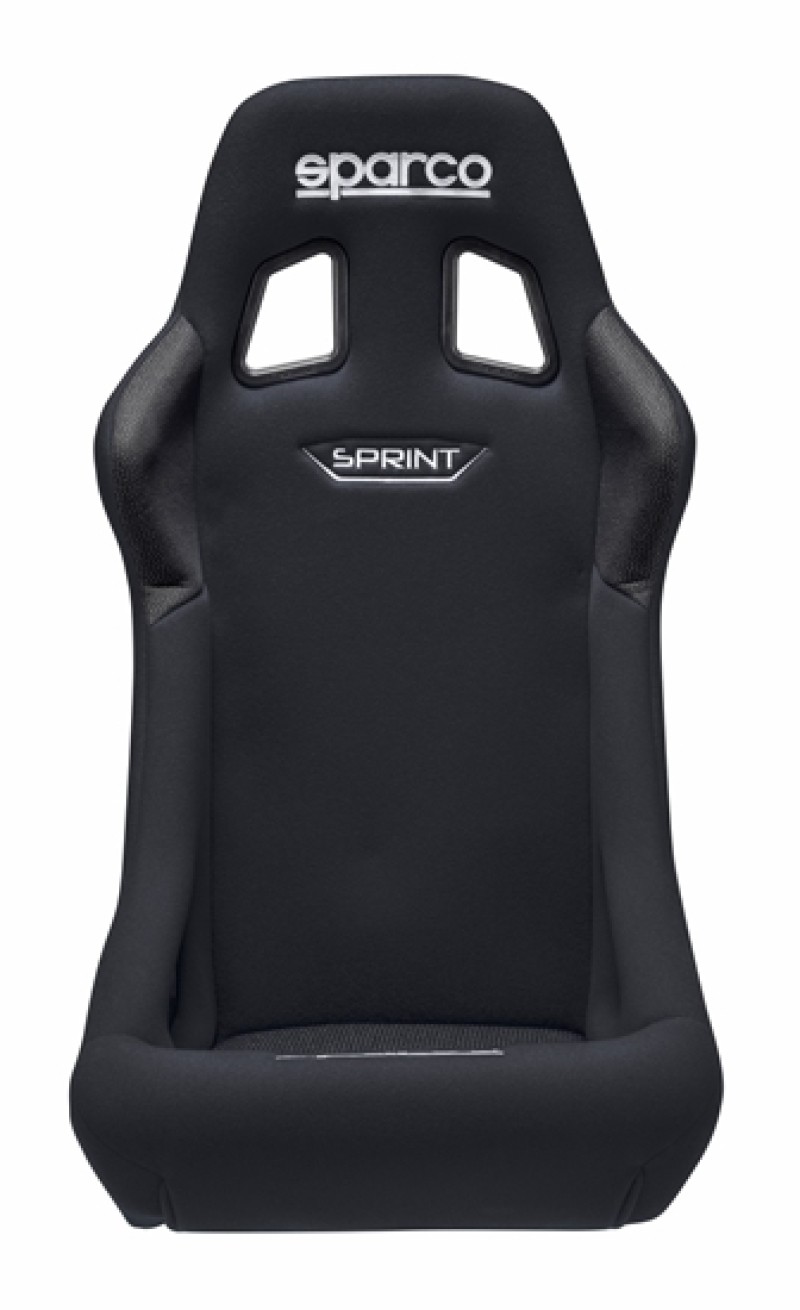 Sparco 008235NR Sprint FIA Racing Seat Black Fabric Tubular Medium 34in Waist