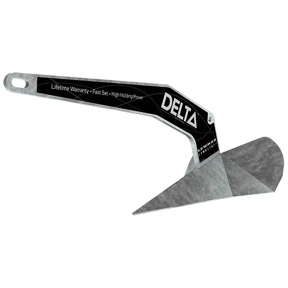 Lewmar 57410 | Delta Anchor, Galvanized 22 Pound