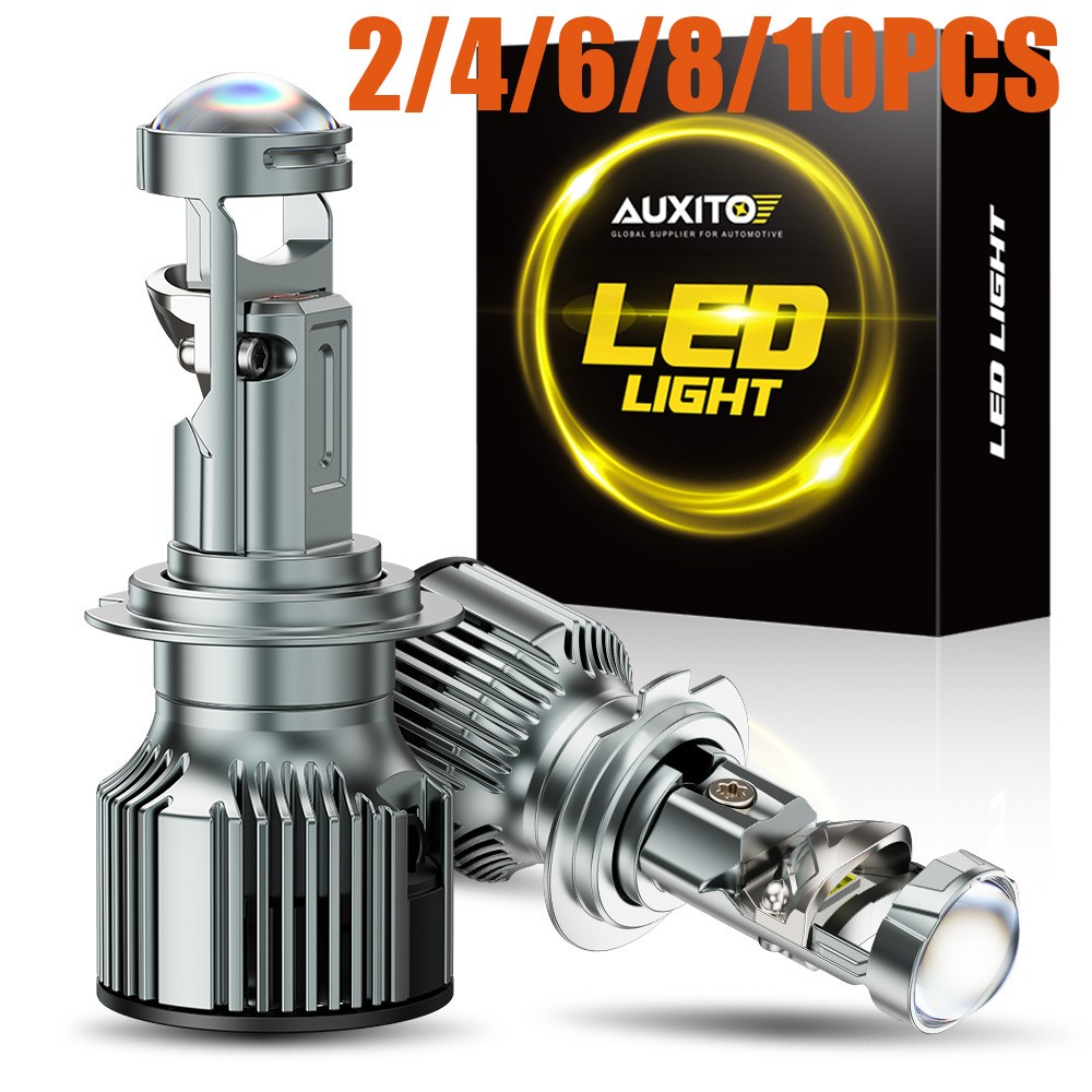 H7 Super Bright LED Headlight Bulbs 40000LM Kit High Low Beam 6500K White2-10X