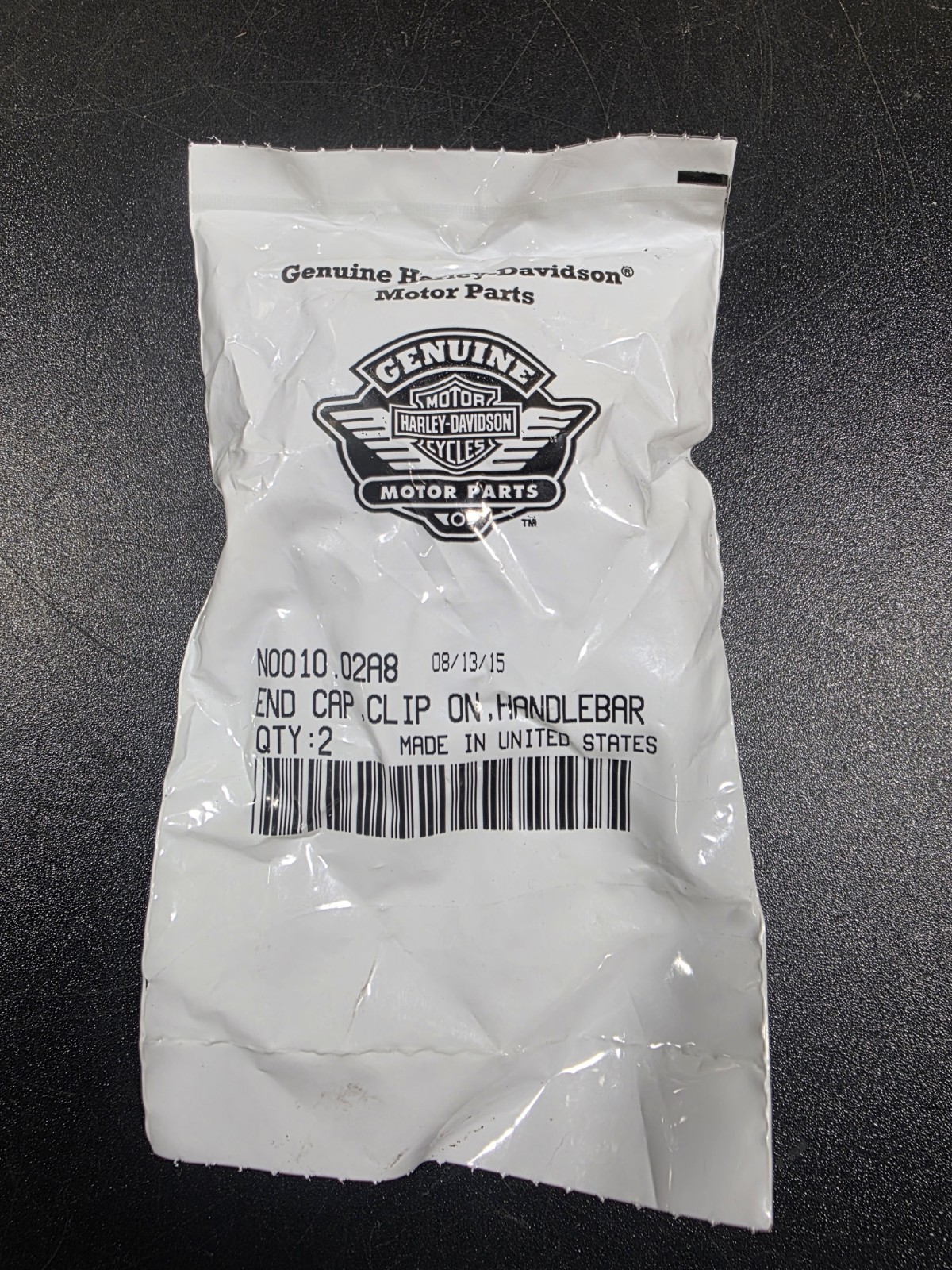 NOS Buell XB 1125 Bar End Plugs Caps N0010.02A8 #NV-1476