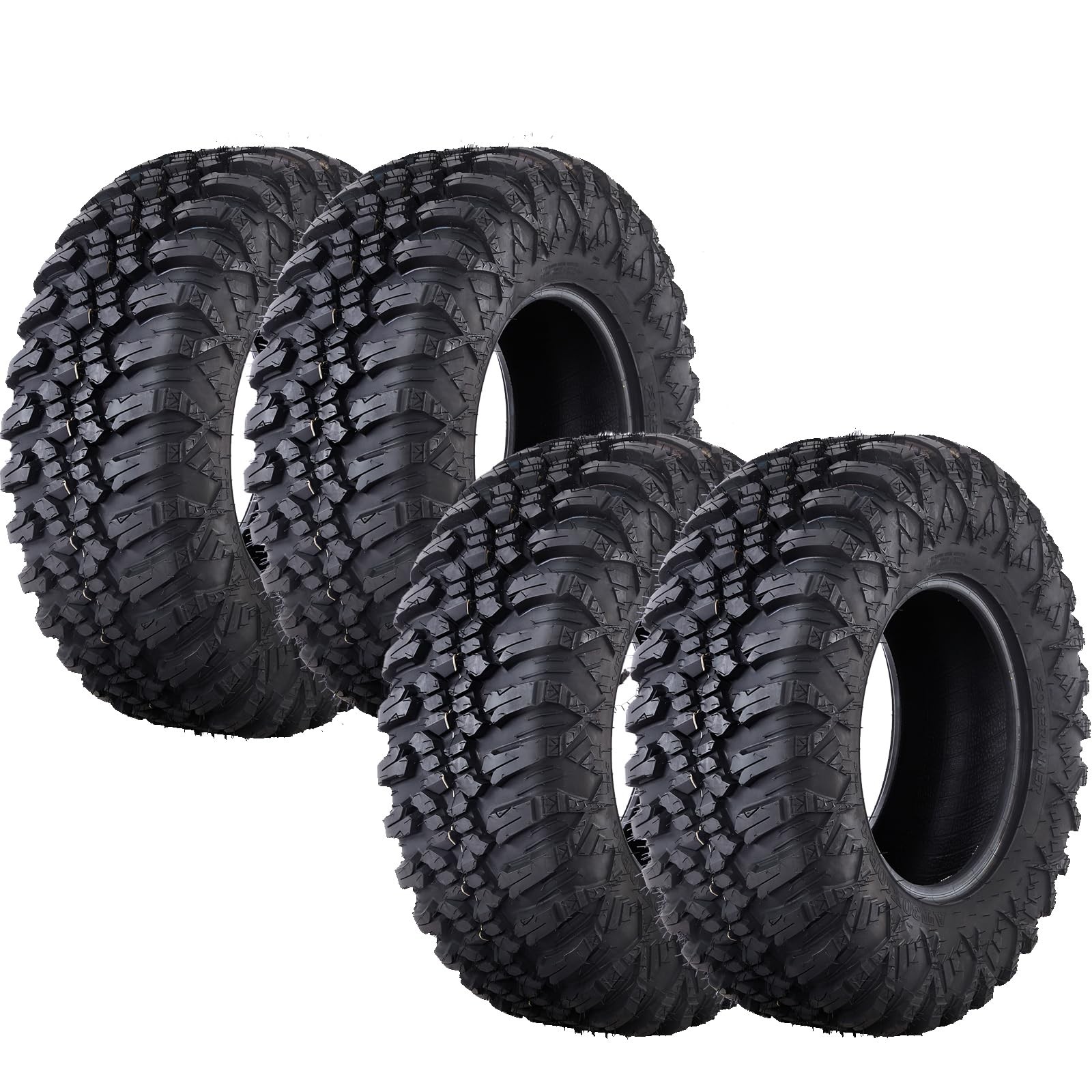 Garvee Set 4 30x10-14 ATV Tires 8PR 30x10x14 UTV Tires 30 10 14 All Terrain Tire