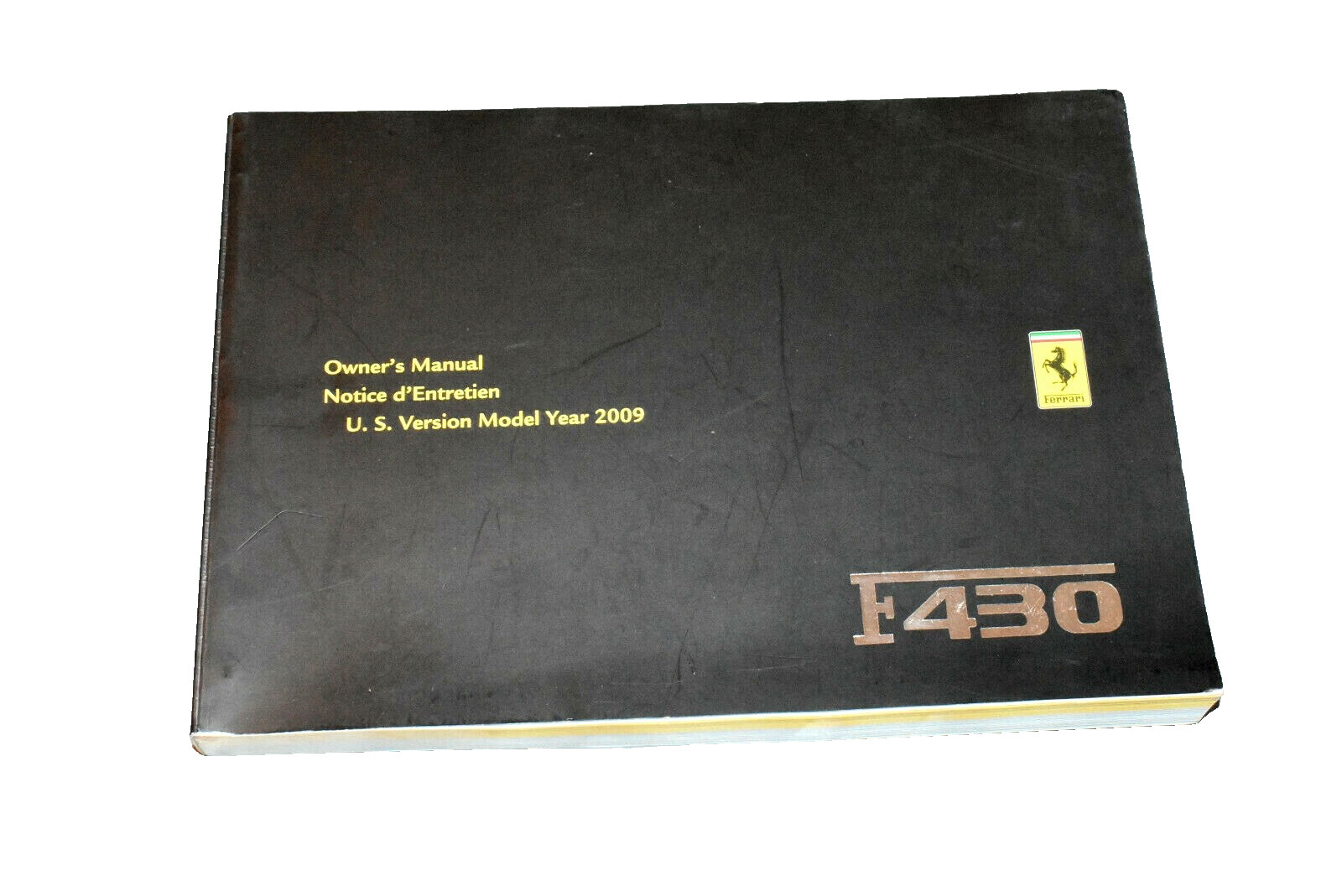 2008 FERRARI F430 SPIDER/COUPE OWNERS MANUAL OEM ITEM