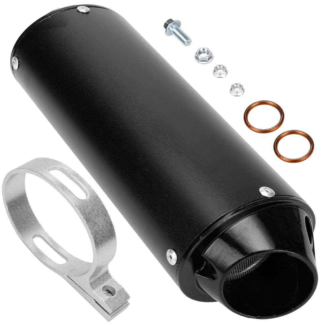 28mm Exhaust Muffler Silencer Pipe Kit For 50cc 110cc 125cc Dirt Pit Bike ATV