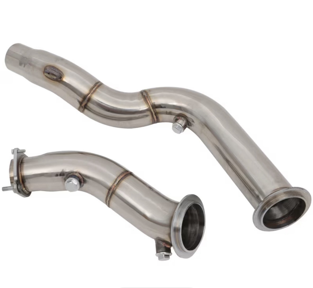 2015-2018 BMW M3 F80 M4 F82 F83 S55 3' Stainless Steel Exhaust Downpipe System 2015-2018 BMW M3 F80 M4 F82 F83 S55 3' Stainless Steel Exhaust Downpipe System