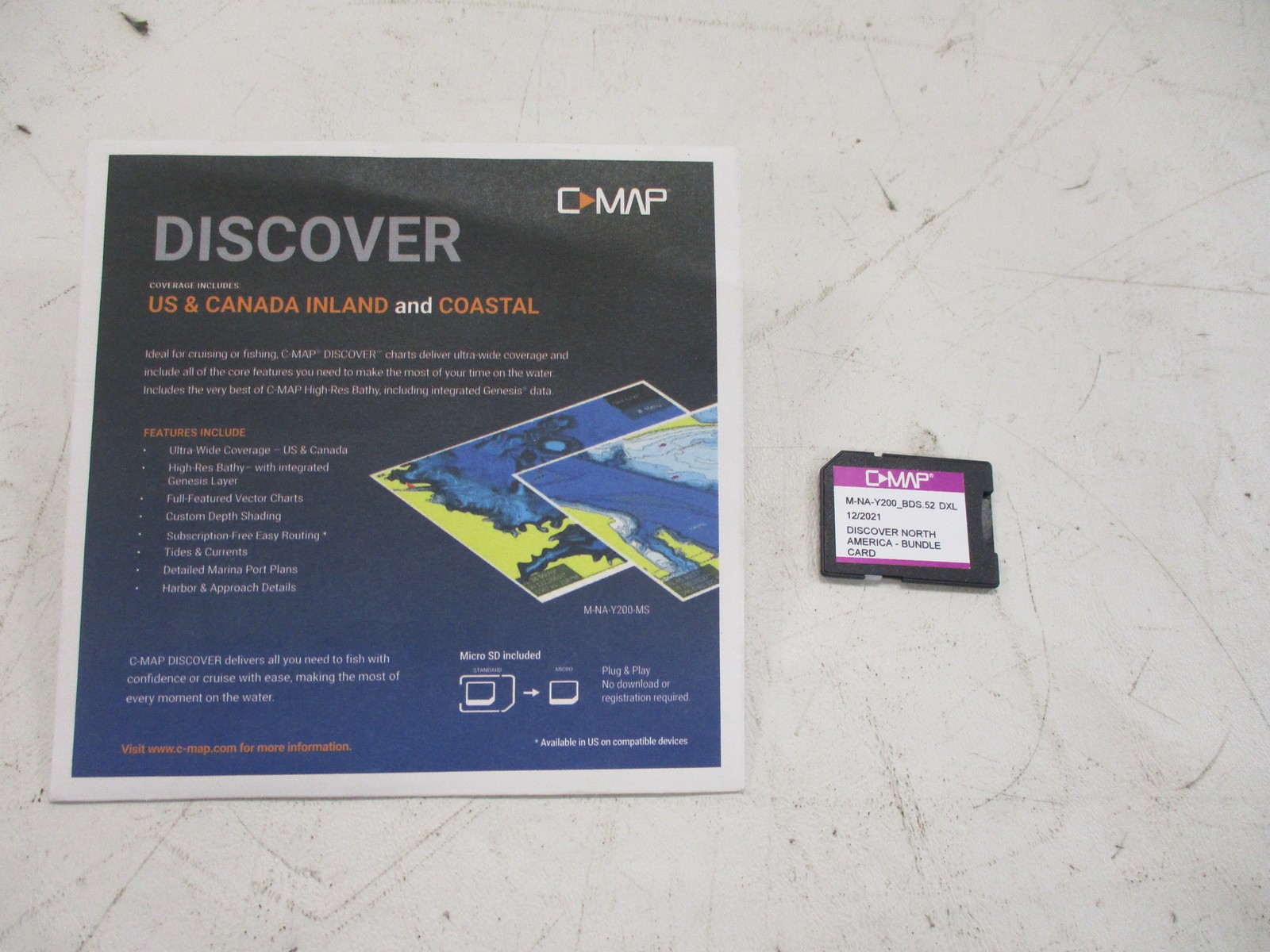 C-MAP DISCOVER US & CANADA INLAND & COASTAL CARD 9420064120246 MARINE BOAT