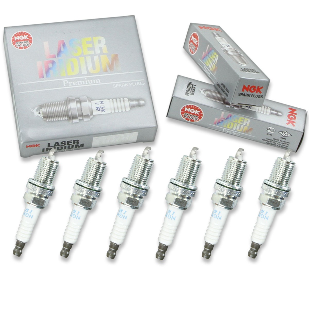 6 pc NGK 5887 IZFR5G Laser Iridium Spark Plugs for 8M0058933 33-889597Q lh 6 pc NGK 5887 IZFR5G Laser Iridium Spark Plugs for 8M0058933 33-889597Q lh