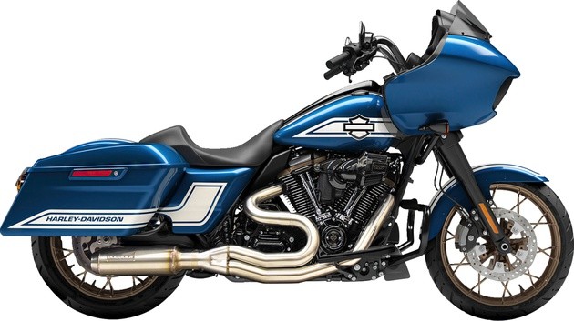 Bassani Super Bike 2-into-1 Mid-Length Full Exhaust System Stainless #1F98SS