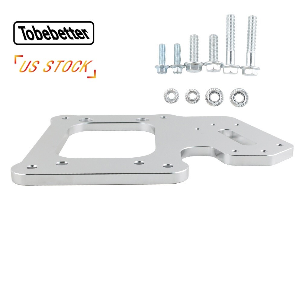 New Billet Aluminum Staging Brake Mounting Plate For B-Series & D-Series silver