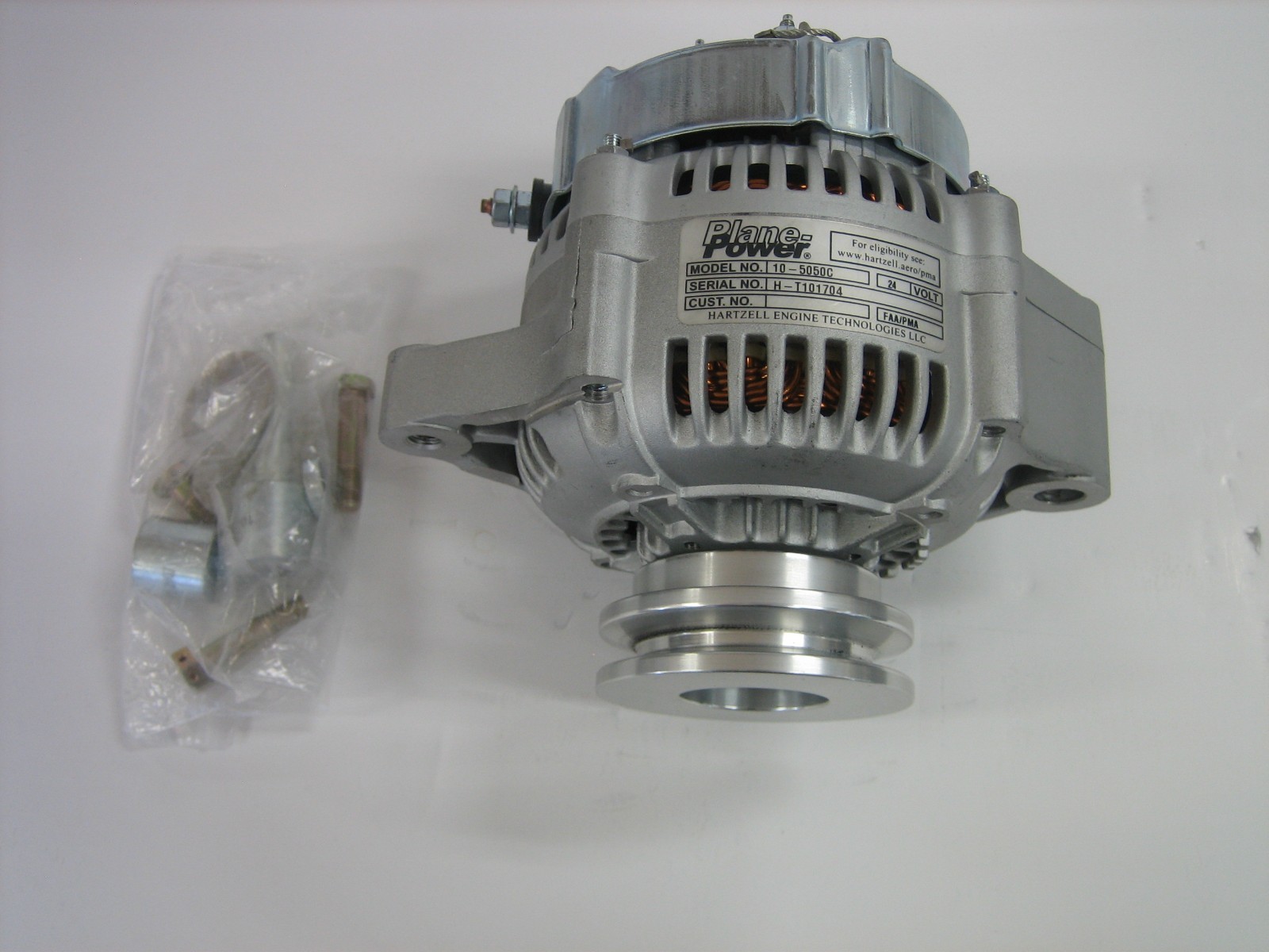 Hartzell Plane Power 24V Alternator 10-5050C (New w/ FAA-8130) Hartzell Plane Power 24V Alternator 10-5050C (New w/ FAA-8130)