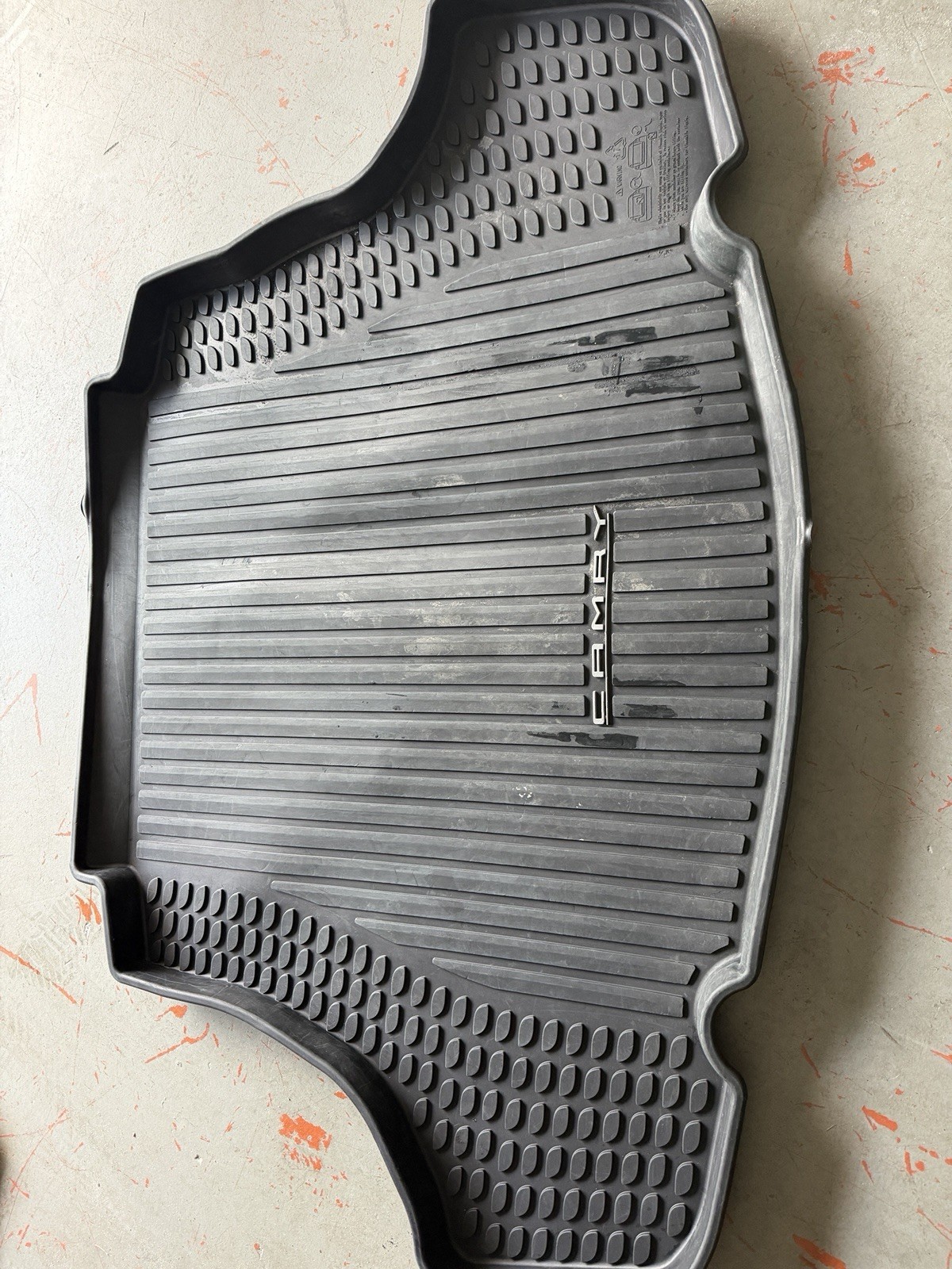 18-25 OEM TOYOTA CAMRY ALL WEATHER TRUNK CARGO TRAY MAT 18-25 OEM TOYOTA CAMRY ALL WEATHER TRUNK CARGO TRAY MAT