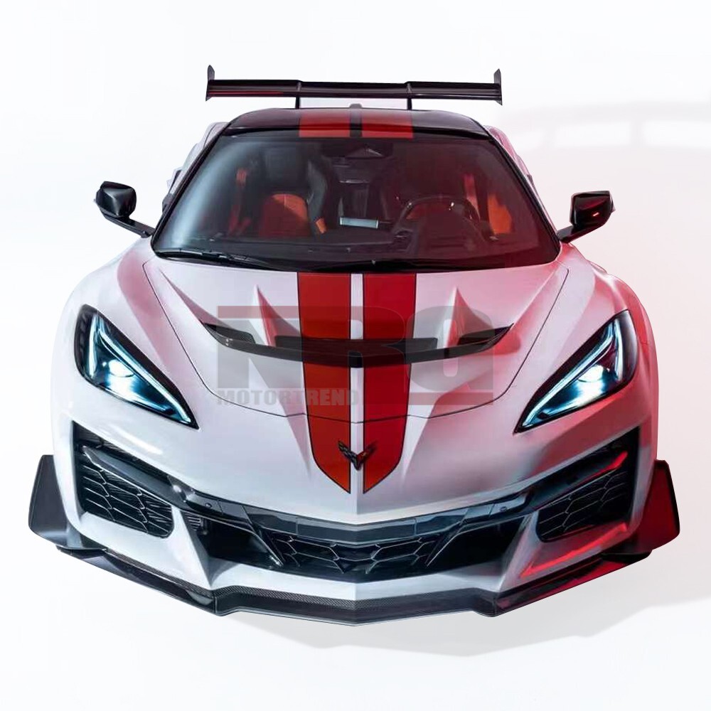 for 2020-2025 Chevy Corvette C8 ZL1 style vented Carbon Fiber Hood