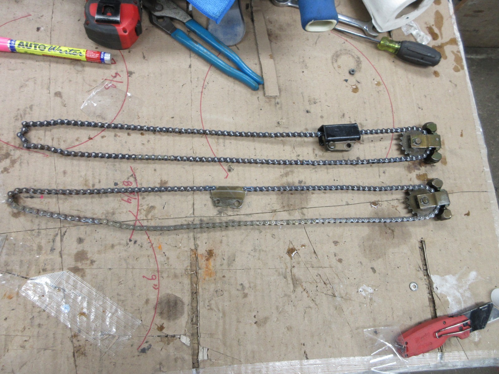 Rolls Royce Silver Shadow Power Window Lift Chains with Gear