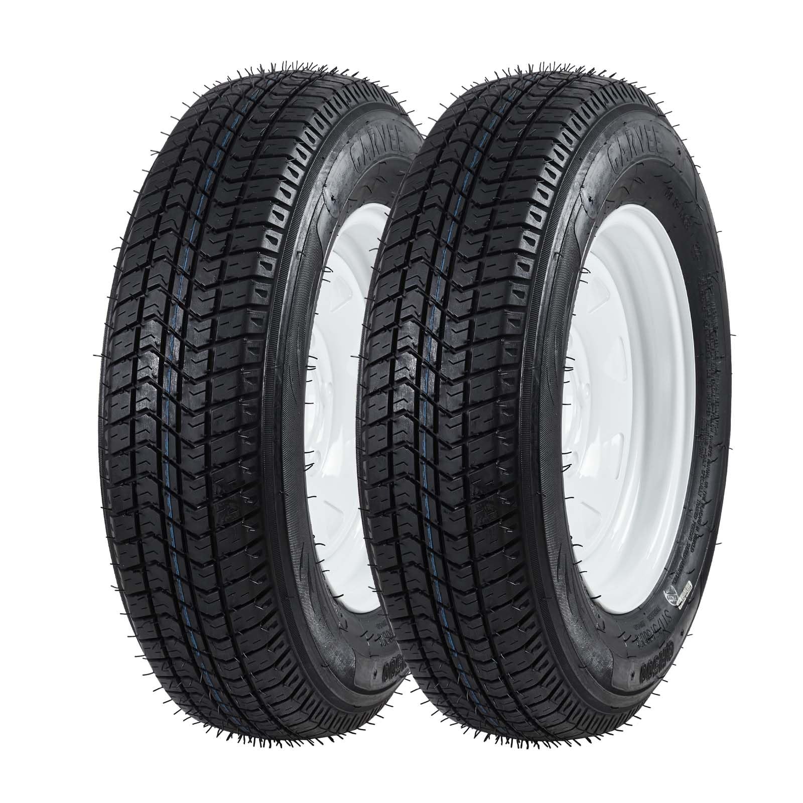 Garvee 2 Pack ST175/80D13 Trailer Tires with 13