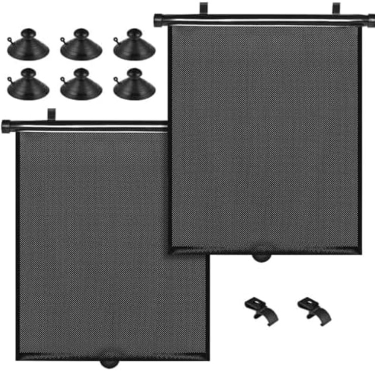 Tapasol para auto tapa sol coche protector solar carro facil de instalar 2PCS
