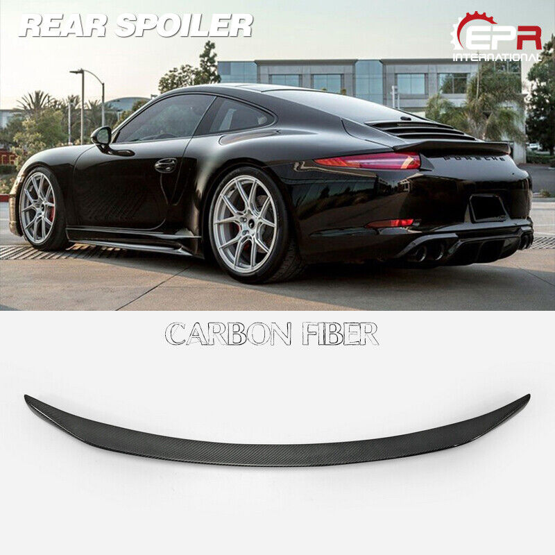 For Porsche 911 991.1 Vor Style Carbon Fiber Rear Ducktail Spoiler wings Parts