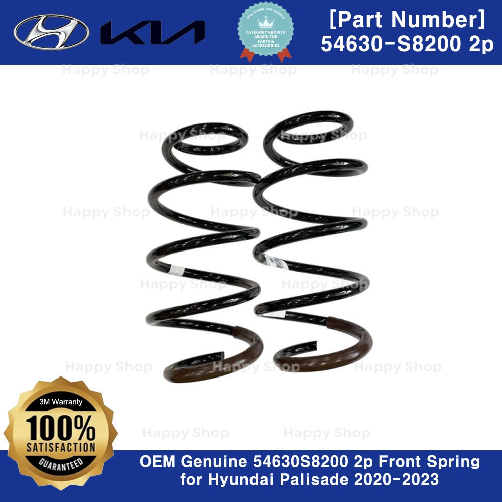 OEM Genuine 54630S8200 2p Front Spring for Hyundai Palisade 2020-2023