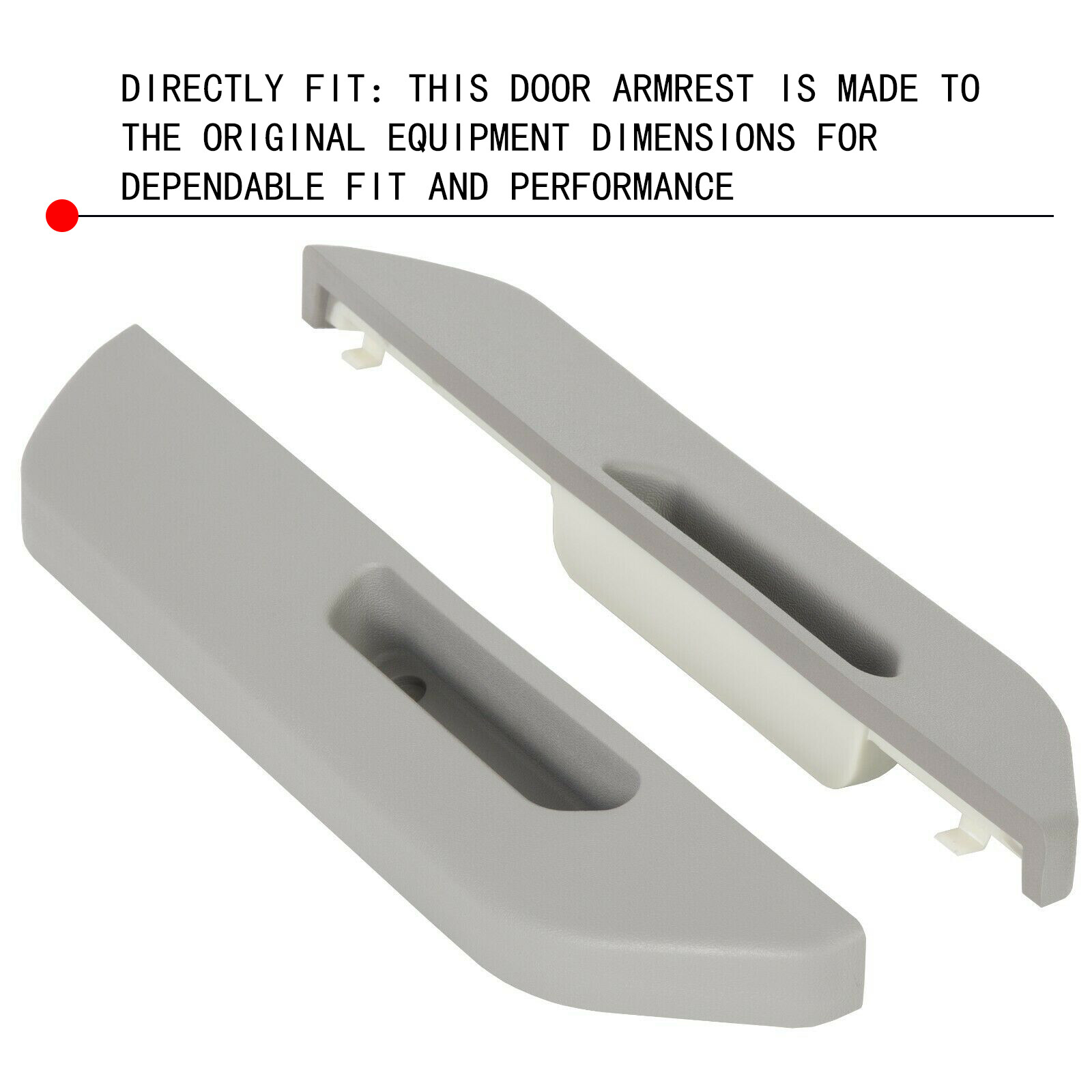 Front Left&Right Door Armrest for Chevy GMC C/K 1500 2500 3500 1988-1994 90 Gray