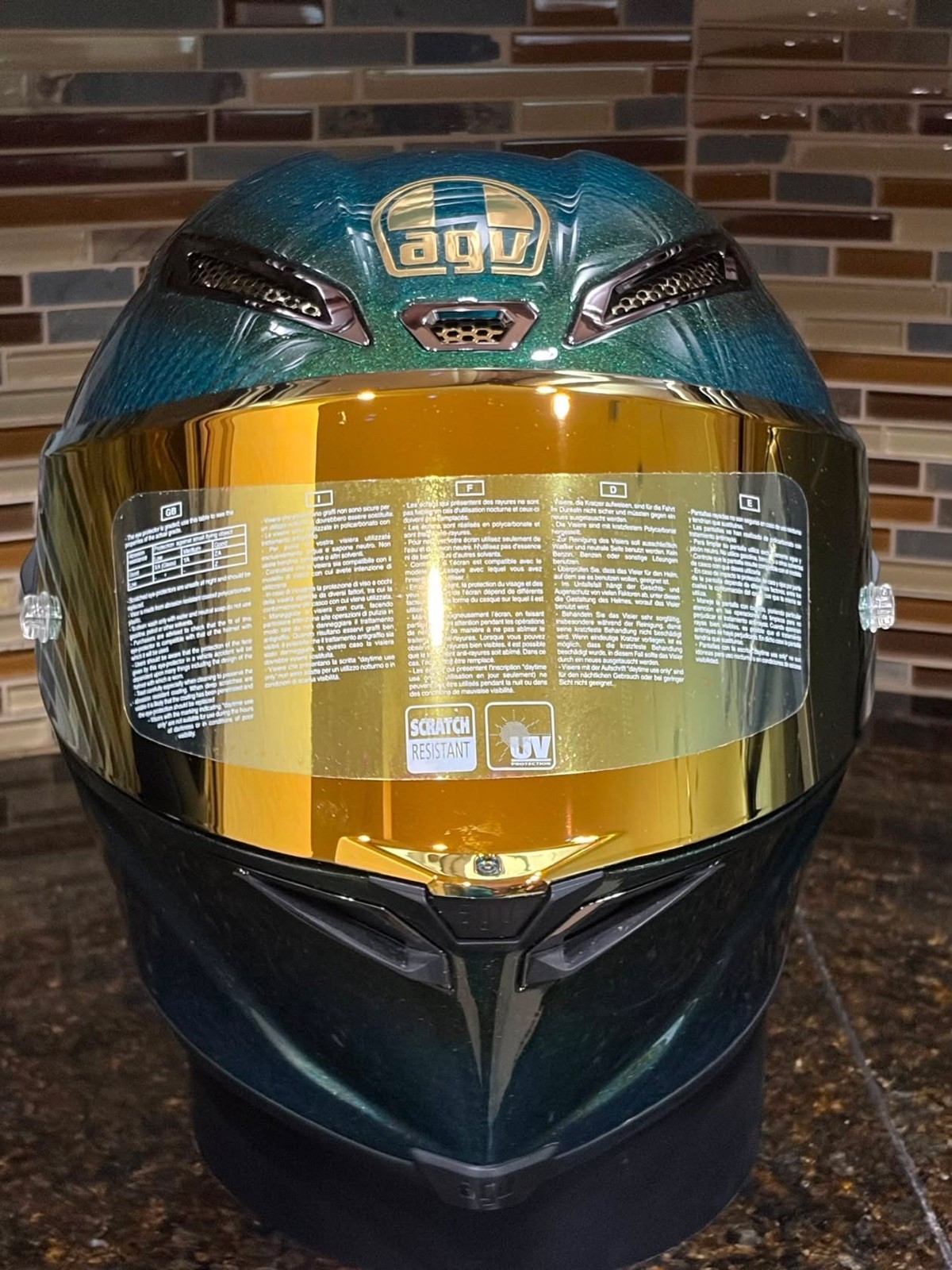 AGV PISTA GP RR ACQUA  SIZE S Limited edition # 567 from 2000 Brand New Beauty
