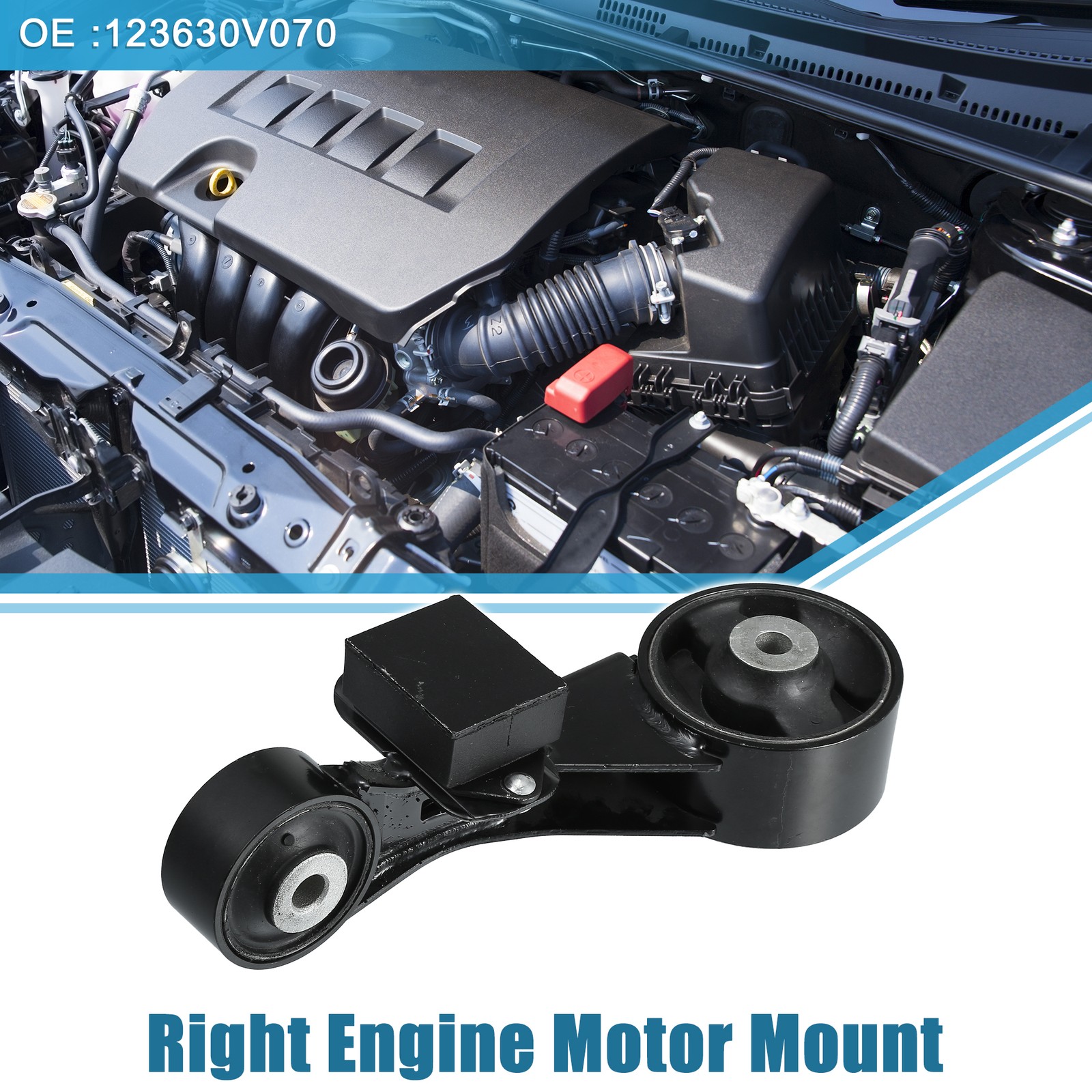 Engine Motor Mount Torque Strut Mount for Toyota Camry 2010-2017 123630V070 Engine Motor Mount Torque Strut Mount for Toyota Camry 2010-2017 123630V070