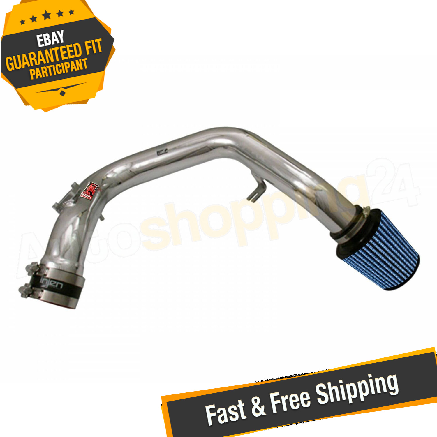 Injen RD2075P RD Polished Cold Air Intake for 2002-2003 Toyota Matrix XRS 1.8L