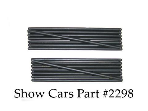 58 64 65 CHEVROLET 348 409 PUSH RODS HARDENED BALL END INSERTS 16 PC. SET U.S.A.
