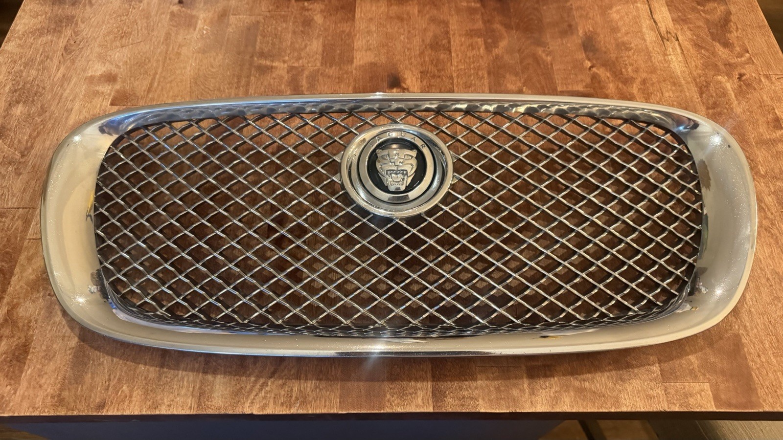 ✅ 2009-2011 Jaguar XF Front Bumper Upper Grille Gril Complete Genuine OEM CLEAN