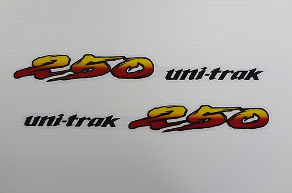 1993 - 1994 Kawasaki KX 250 Decals Swingarm  Stickers Graphics MX AHRMA 93' 94'