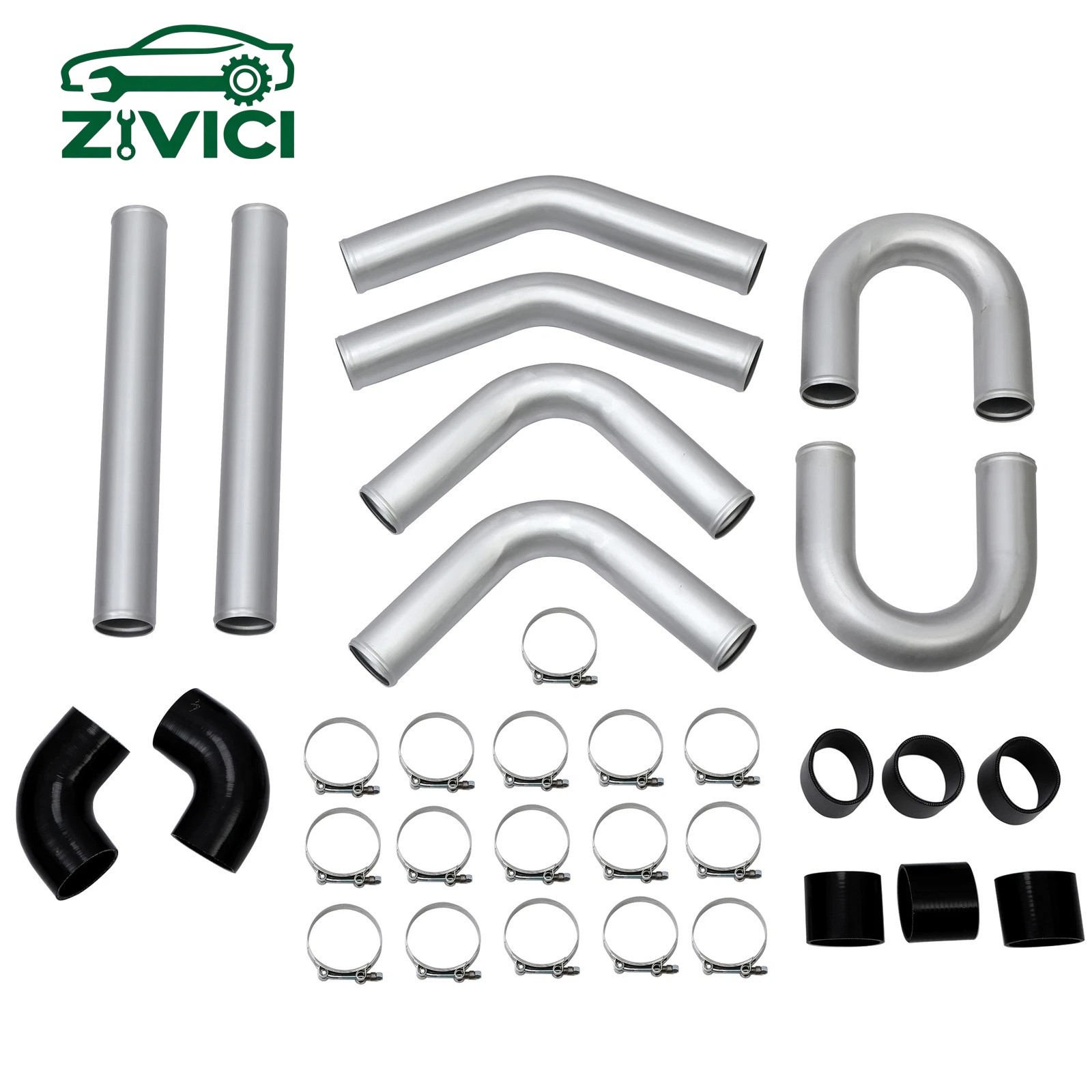 Kit + Silicone Hose + Clamp 2.25\
