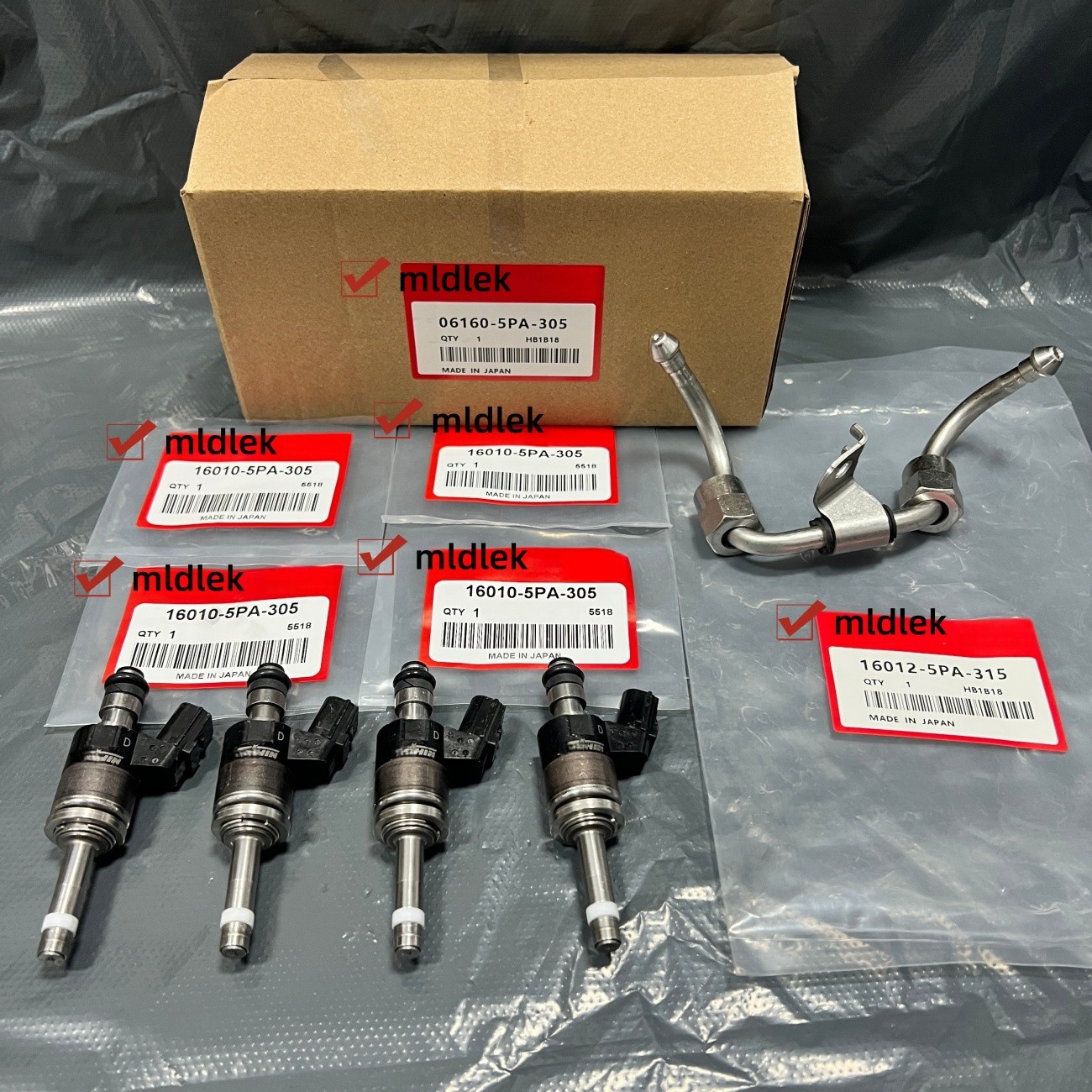 NEW For Honda Injector Kit Fuel 1.5L (VIN REQ) 06160-5PA-305 16012-5PA-315 NEW For Honda Injector Kit Fuel 1.5L (VIN REQ) 06160-5PA-305 16012-5PA-315