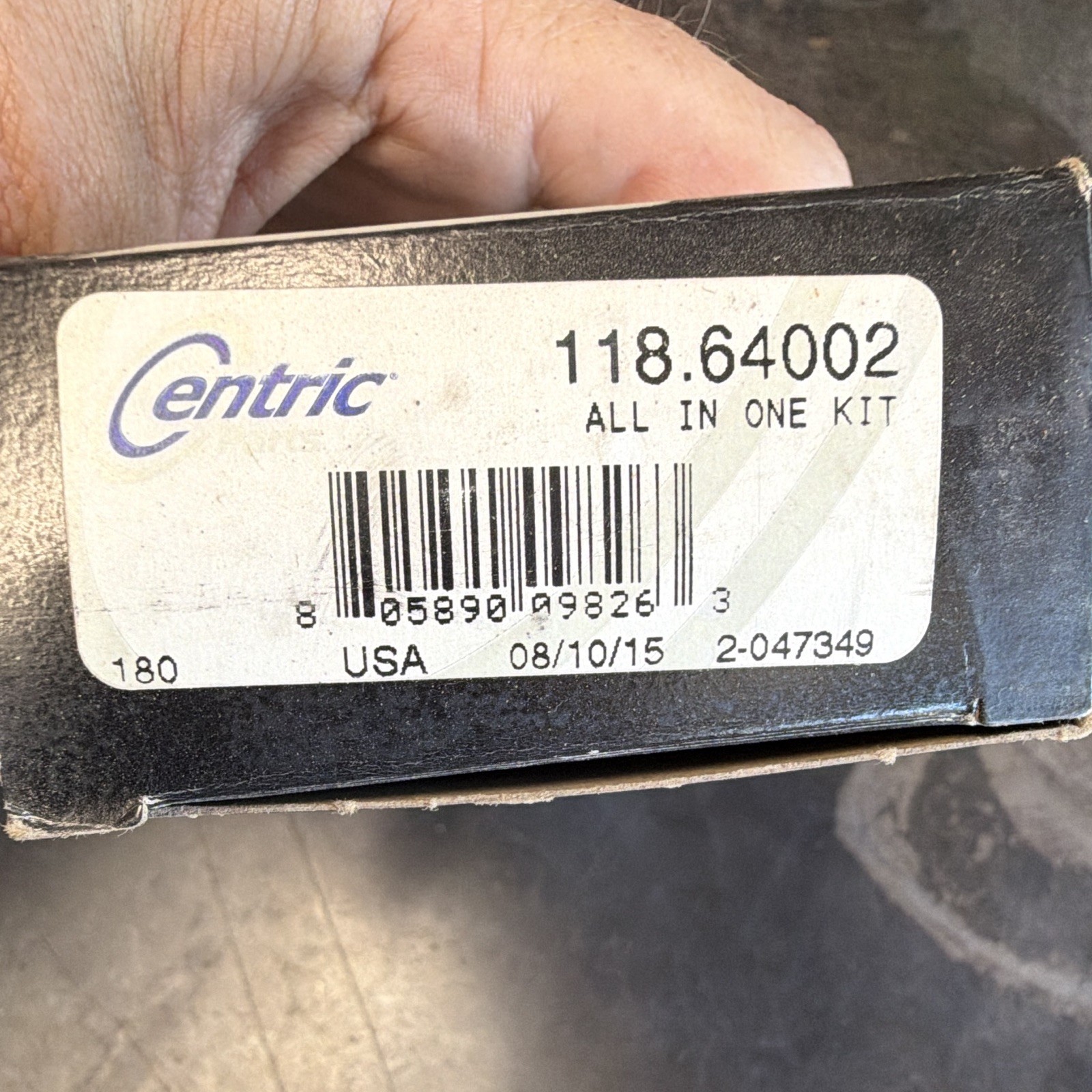 118.64002 Centric Brake Hardware Kit Front or Rear New for Olds Town and Country