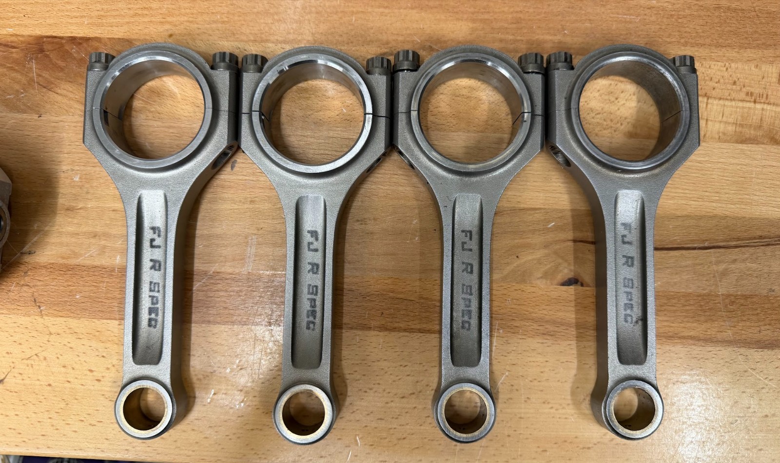 Honda D16 Turbo Engine Lot FJR Spec Forged Rods + 7 Vitara Pistons 75mm 75.5mm