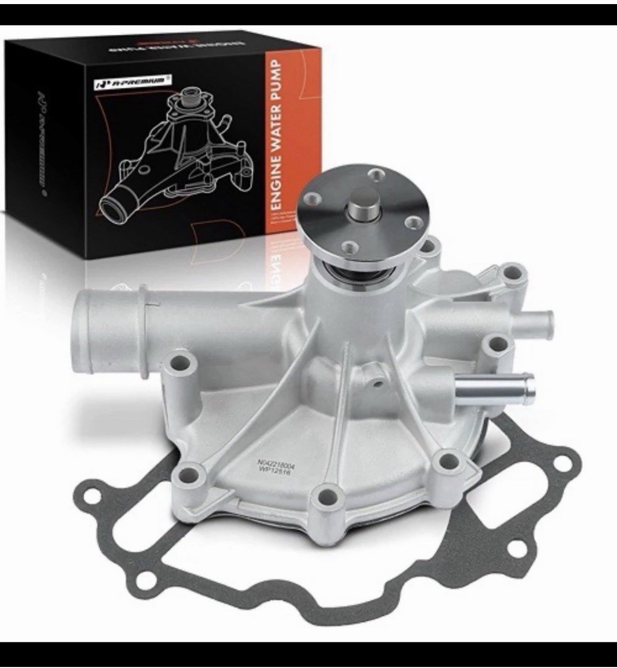 A-Premium Engine Water Pump Wasket - OHV V8 5.OL 5.8L - Compatible with Ford
