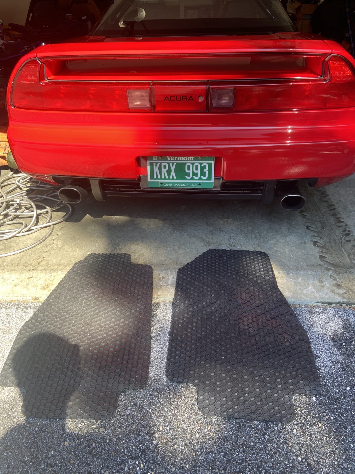 Acura NSX NA1 NA2 All Season Rubber Floor Mats Acura NSX NA1 NA2 All Season Rubber Floor Mats