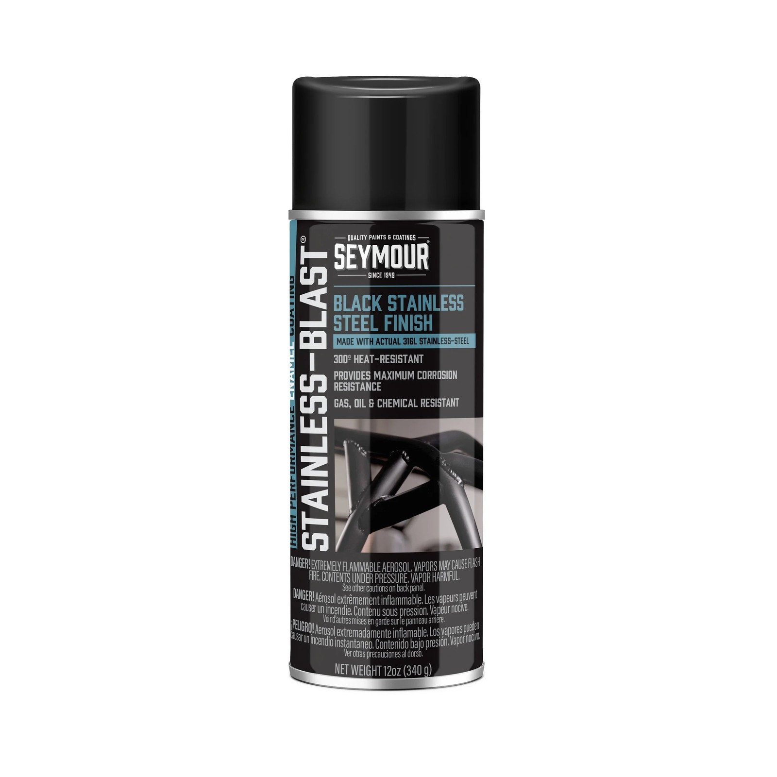 Seymour Paint 16-56 Stainless-Blast High Performance Coating With Stainless-S... Seymour Paint 16-56 Stainless-Blast High Performance Coating With Stainless-S...