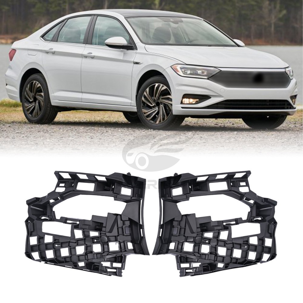 Set of 2 Bumper Retainer Bracket For Volkswagen Jetta 2019 2020 2021 Left Right