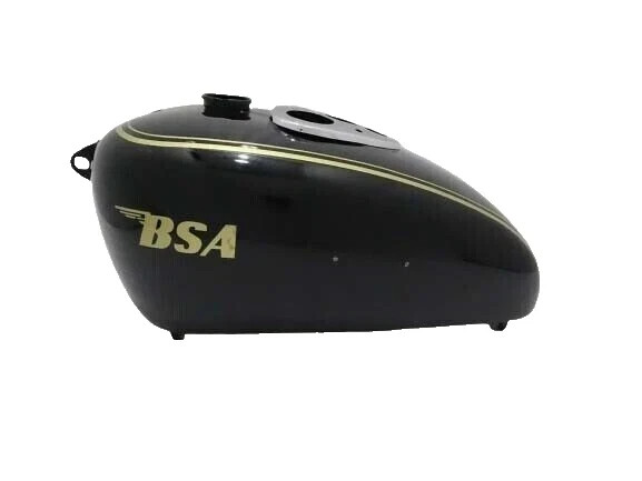 BSA M20/21 DLXM22/M23/24 Black Painted Steel Golden Lining Petrol Tank |Fit For