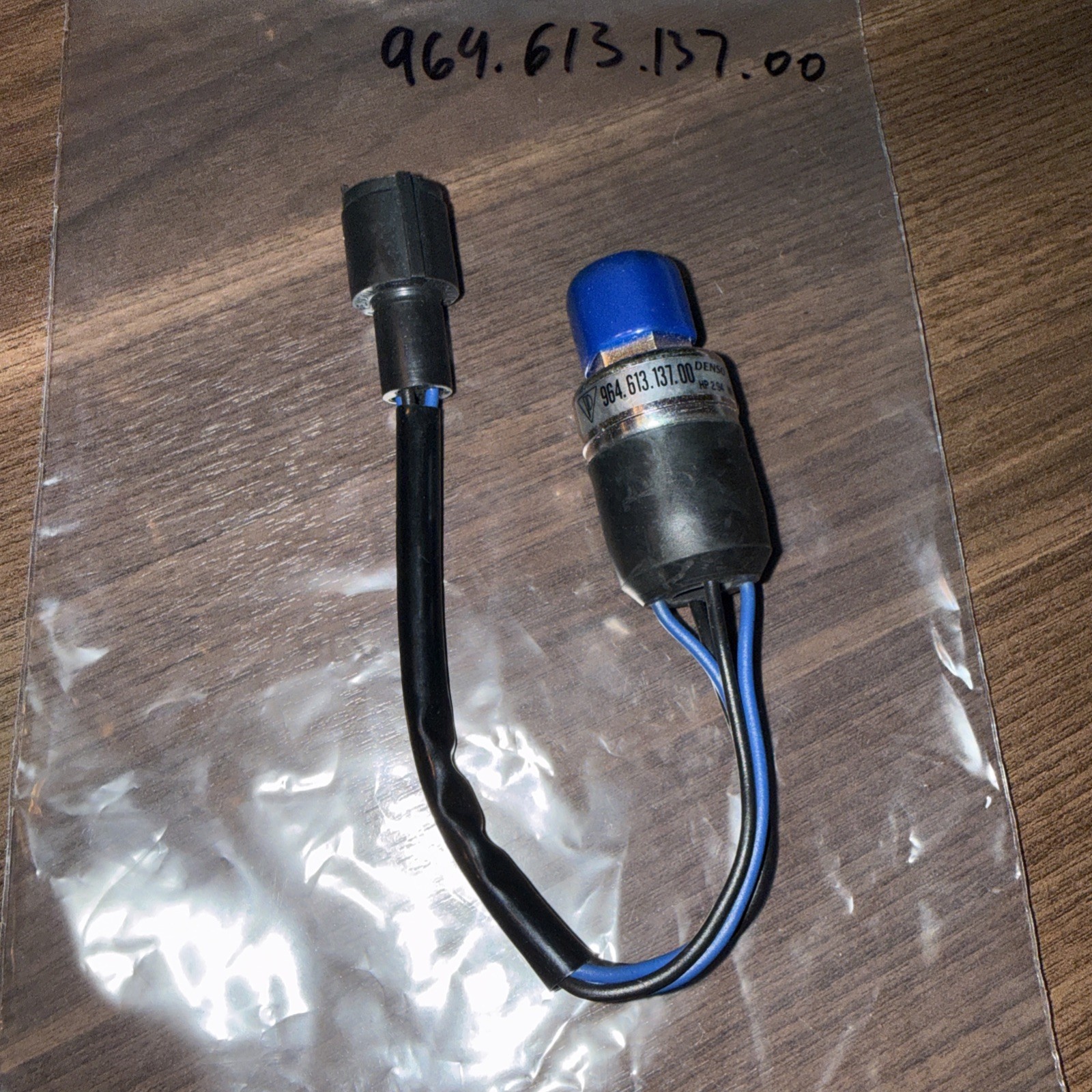 PORSCHE 944S2 964 968 1989-1995 Air Conditioning Pressure Switch—GENUINE NEW