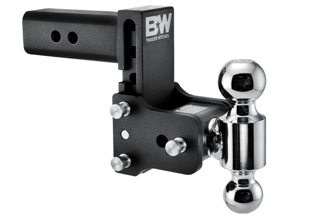 B&W Tow & Stow TS20037B Adjustable Hitch Ball Mount 2.5