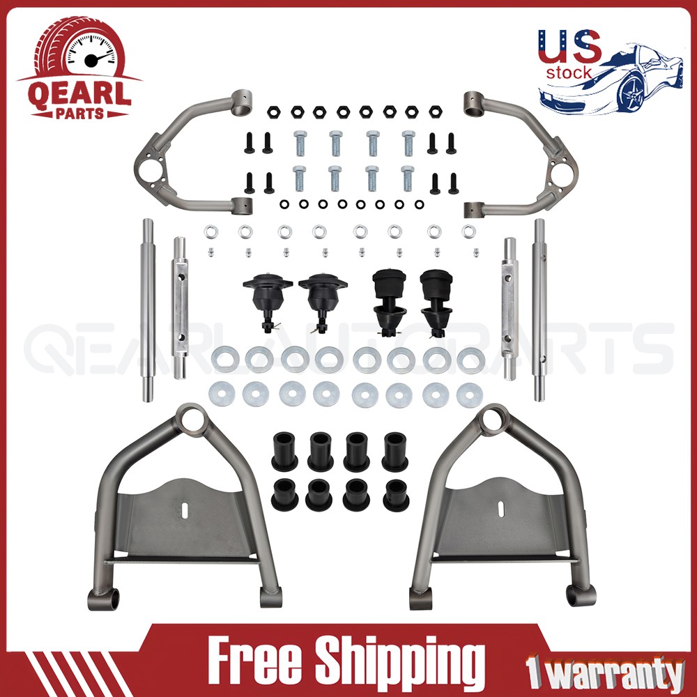 For 1963 1964-1987 Chevrolet Gmc C10 Narrowed Air Bag Upper & Lower Control Arms