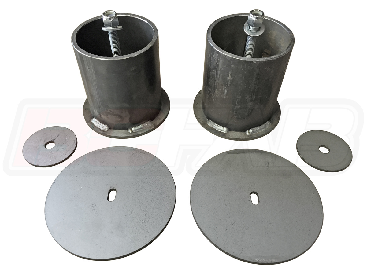 1965-1970 Chevy Impala Rear Air Bracket Set  - BC Fab -