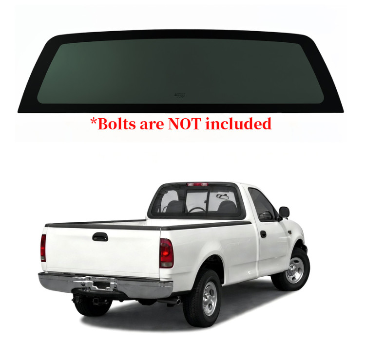 Stationary Rear Back Window Glass Nonheated Replacement for 2004-2014 Ford F150