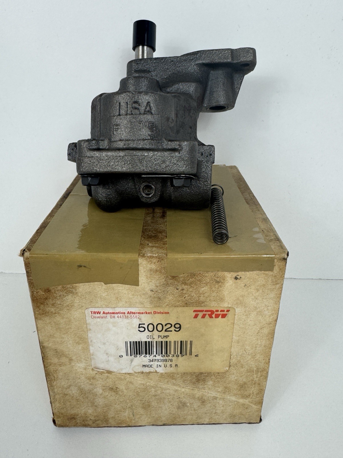 TRW 50029 Engine Oil Pump NOS Fits Melling M-55 Chevy SBC V8 USA
