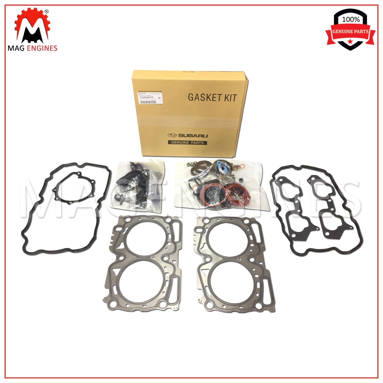 10105-AC270 SUBARU GENUINE FULL GASKET KIT EJ255 D25 FOR IMPREZA OUTBACK LEGACY