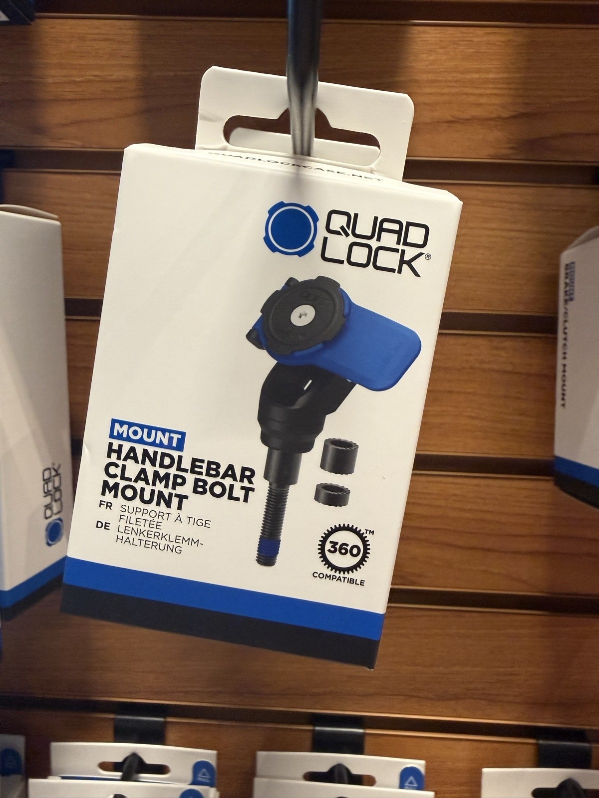 Quad Lock Motorcycle Handlebar Clamp Mount