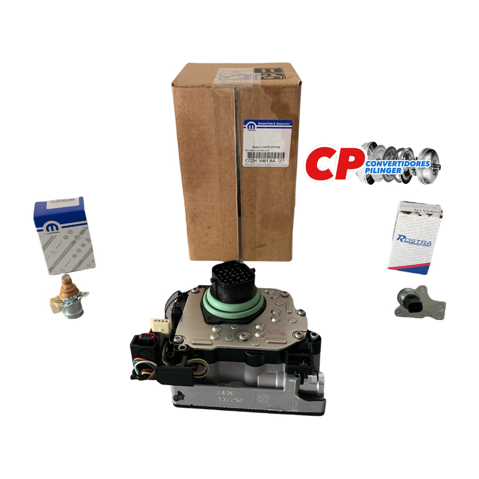 62TE OEM KIT SOLENOIDS, TRANSDUCER, TCC AND SOLENOID PACK [NEW]
