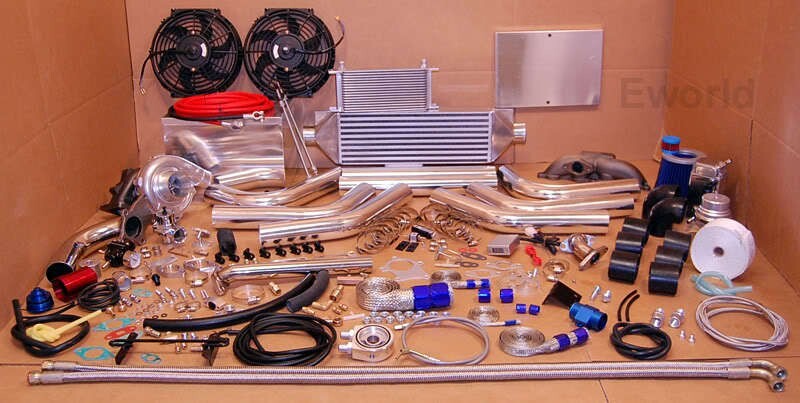 TB25 Turbo+Manifold+Intercooler+Pipings fits 06-11 R18 EX DX 1.8L BIGGEST KIT