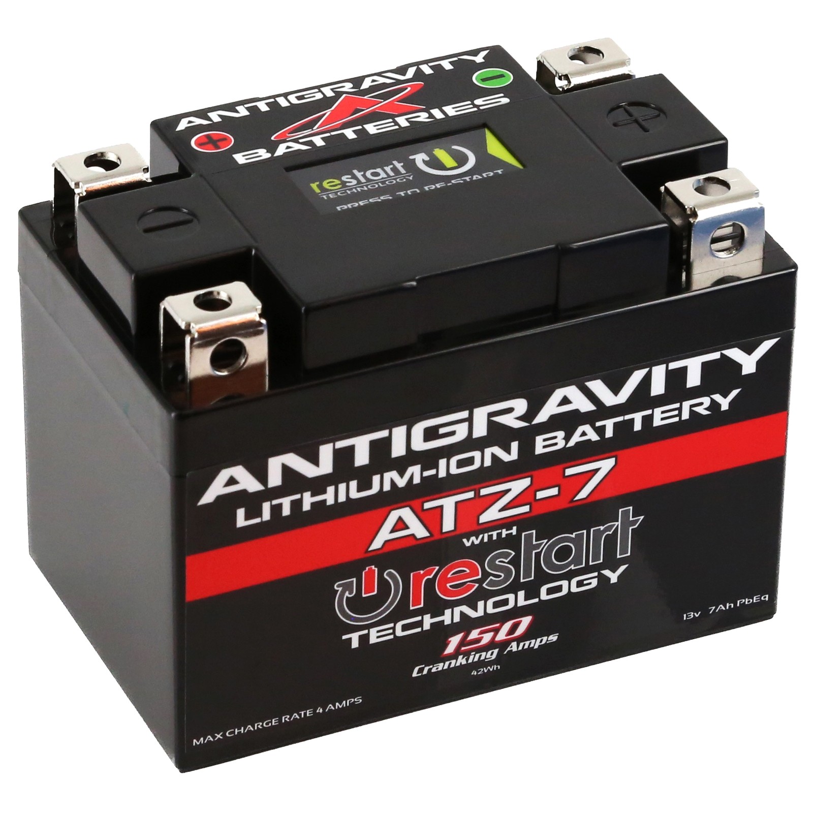 Antigravity ATZ7-RS Lithium Battery 150 CA 1.3 lbs Restart Technology AG-ATZ7-RS