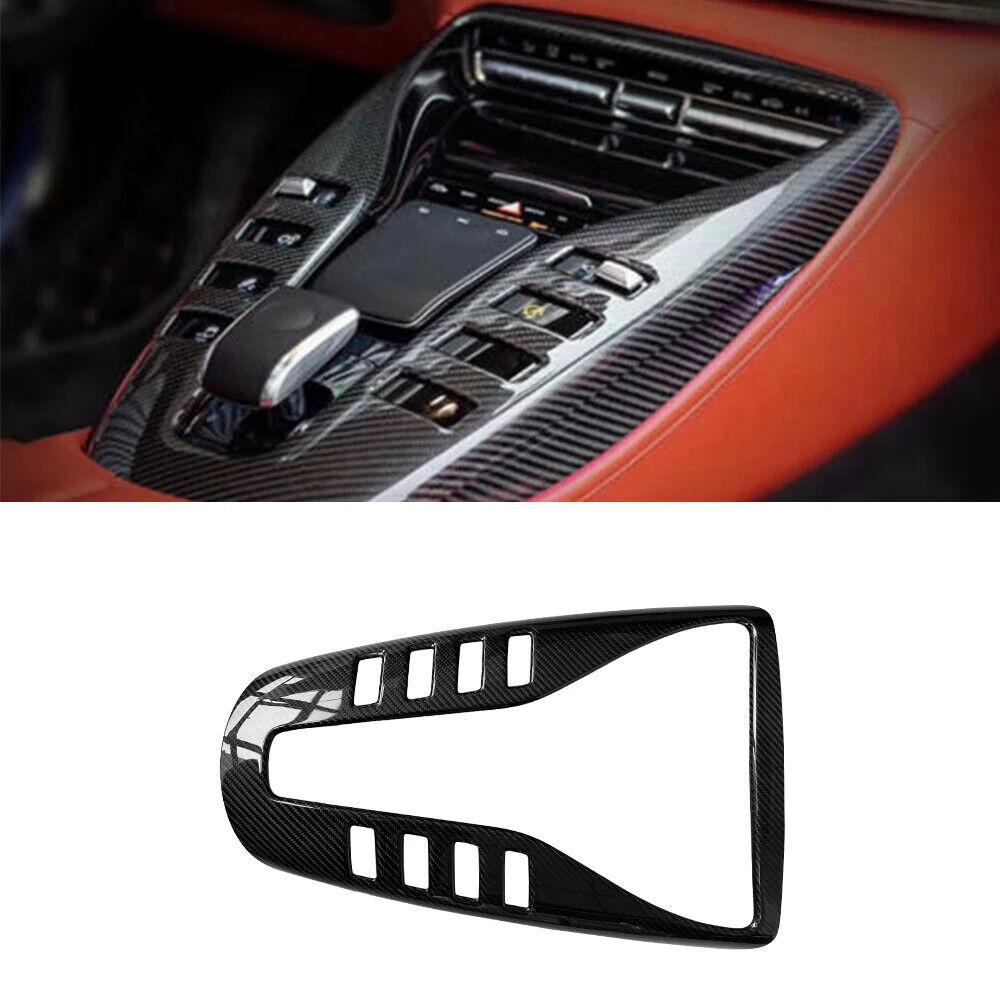 Real Carbon Fiber Interior Console Panel Cover for Mercedes-Benz GT53 GT43 GT63